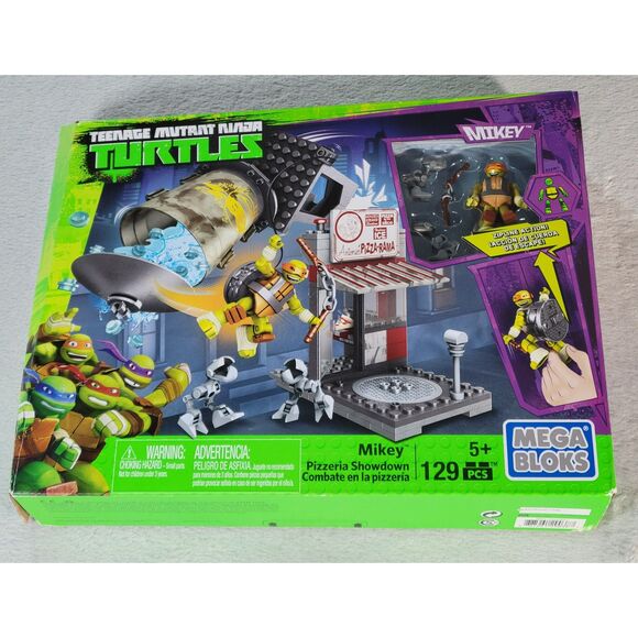 Mega Bloks Mikey Pizzeria Showdown Nickelodeon Teenage Mutant Ninja Turtles Set - Picture 1 of 12